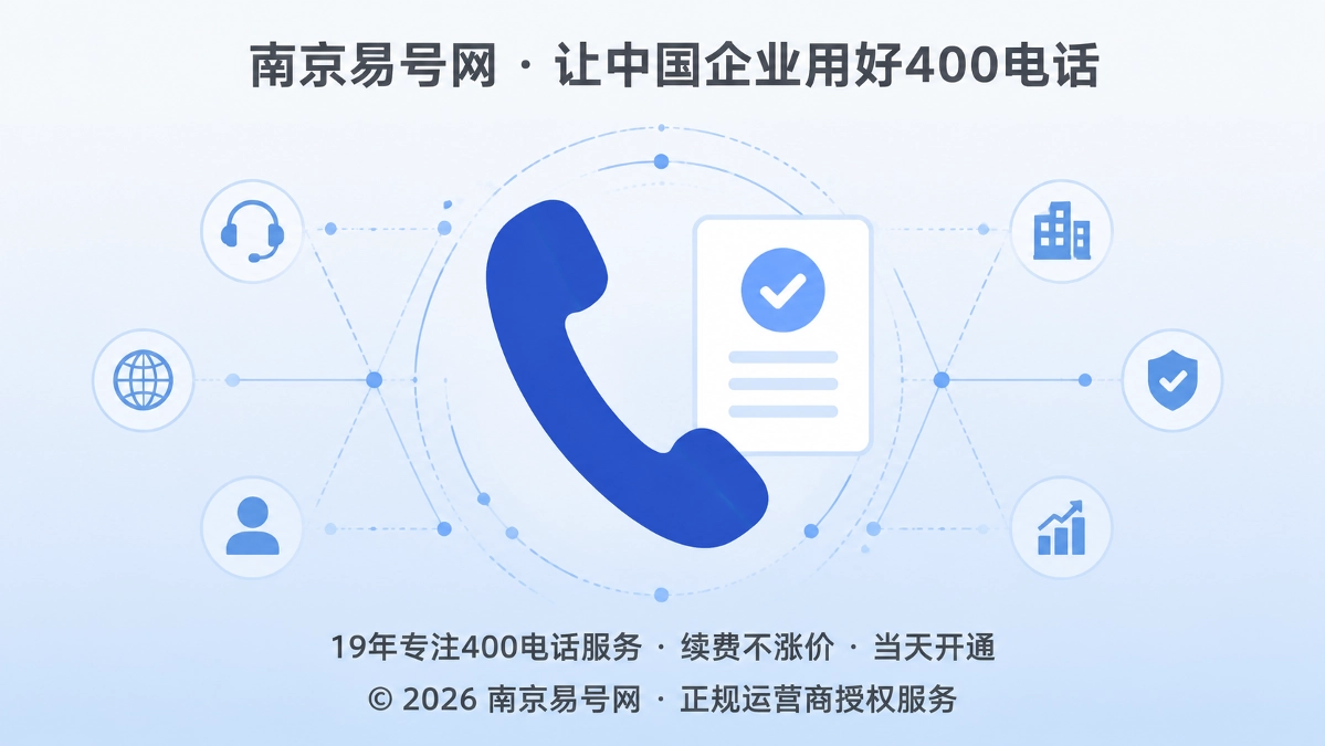2026年400电话“双上线”：号码能接通，还要能被验证